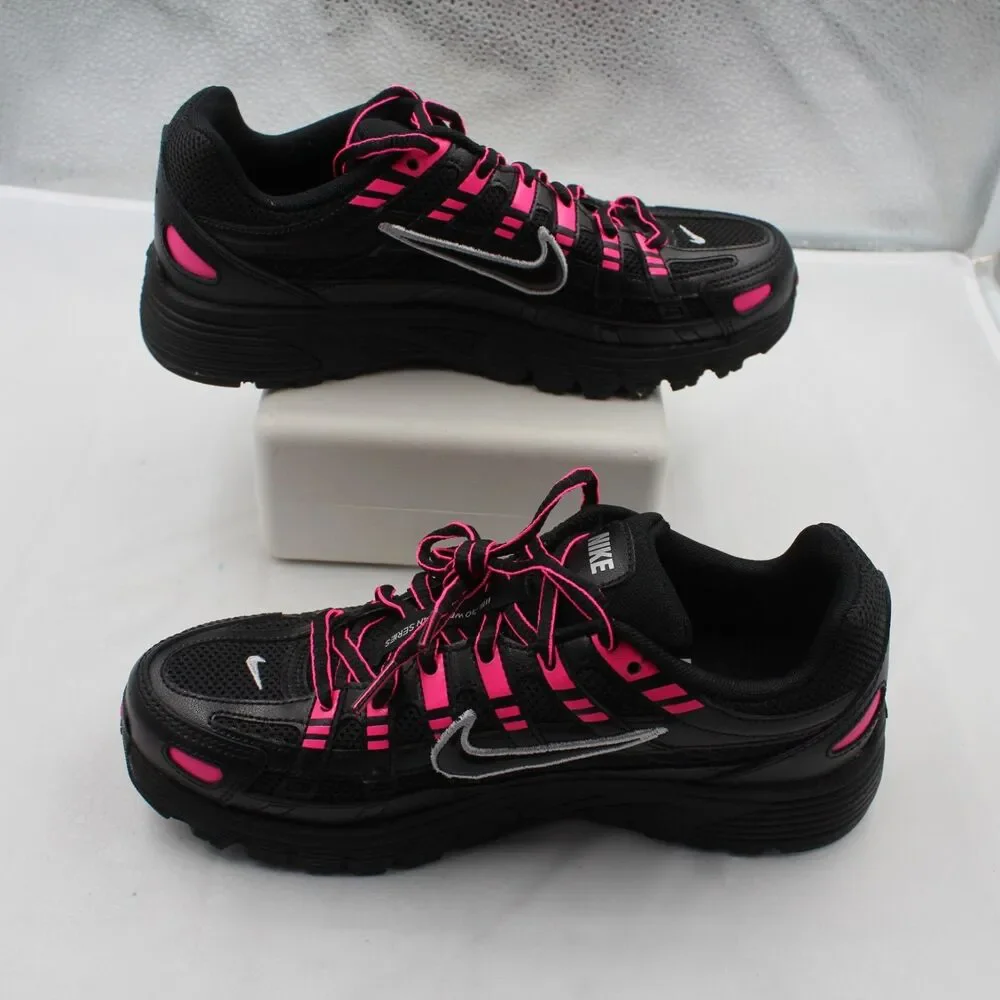 P-6000 GS Size 6Y Women 7.5 Athletic Running Sneakers Black Pink Blast NIB